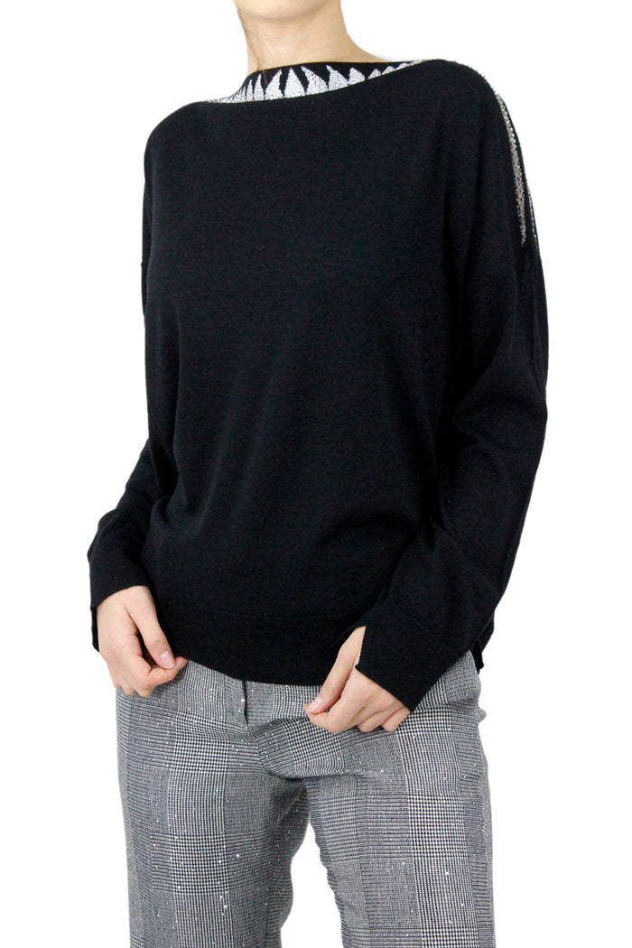 Ermanno Scervino Sweaters Black Lana Vergine