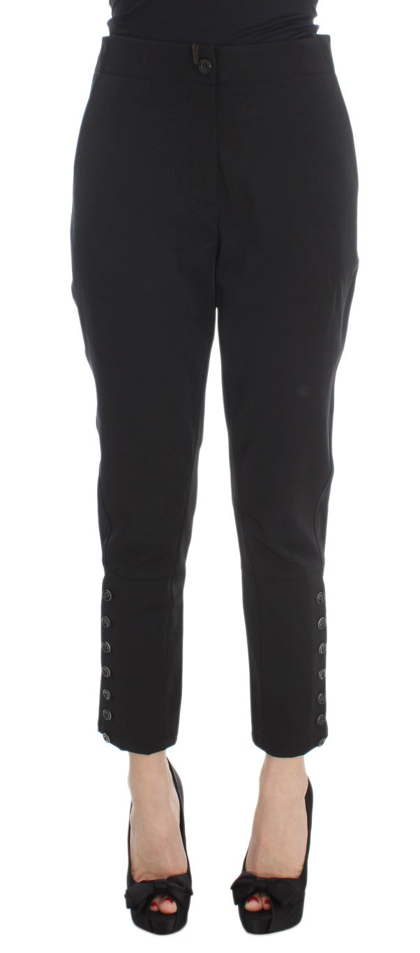 Ermanno Scervino Cotton Blend trousers in black