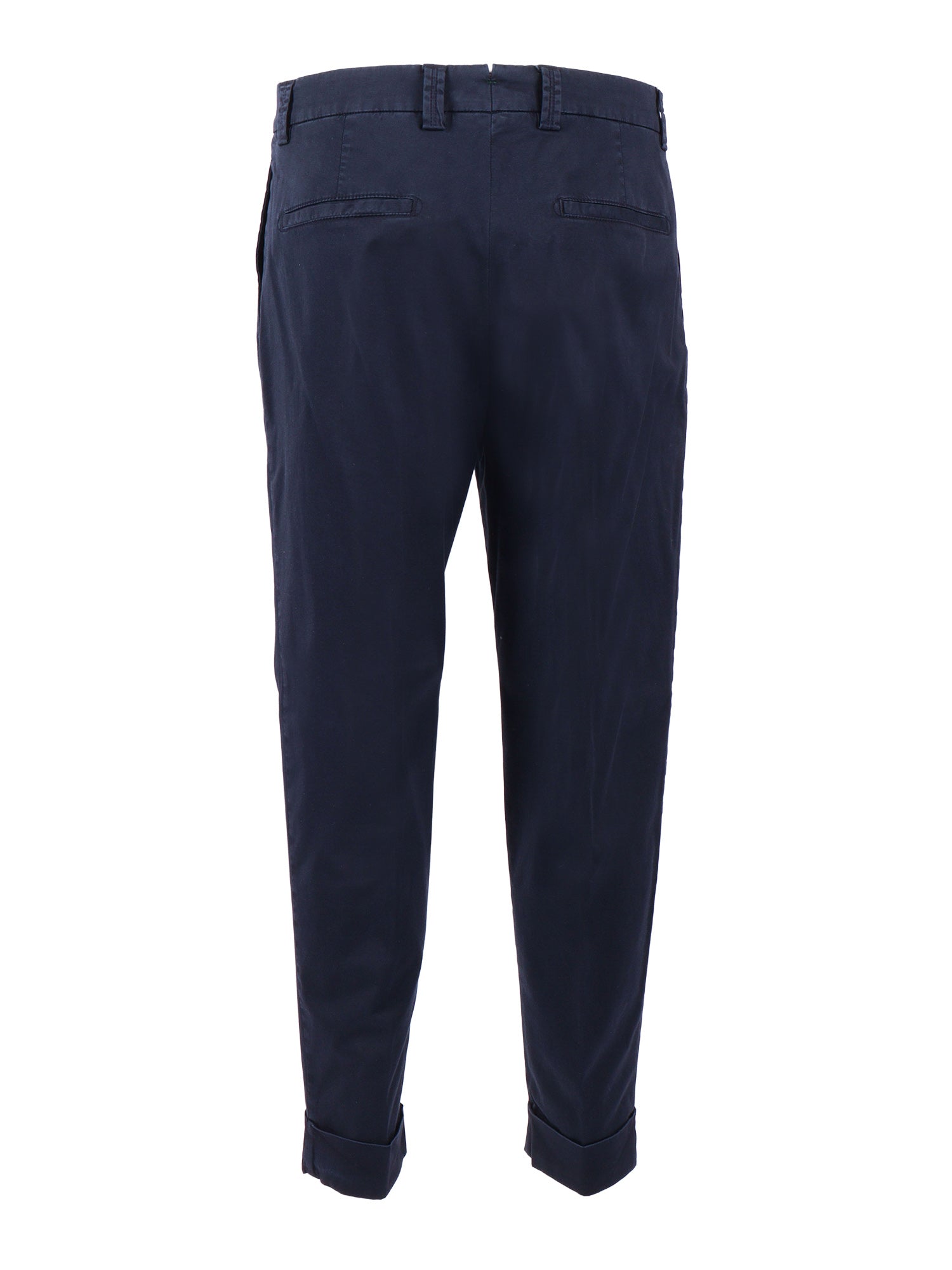 chiaia-GD pants Blue Cotton Elastane