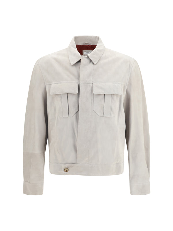 Suede Jacket Corda+rubino Leather