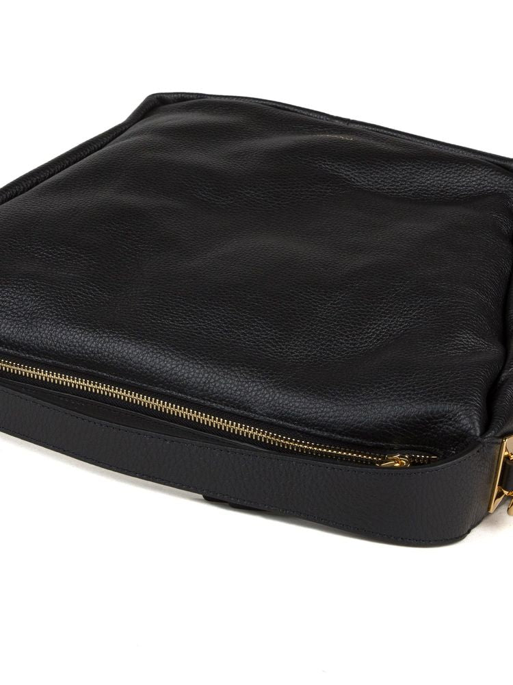 Coccinelle 100% Cow Leather shoulder bag in black