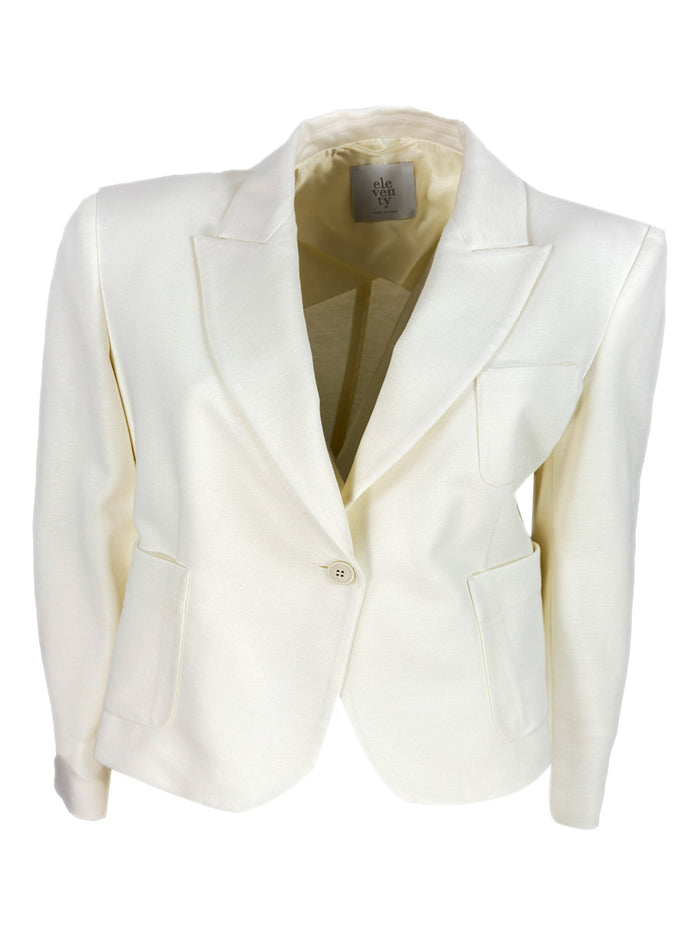 Eleventy Jackets Ivory 54co 40vi 6pa