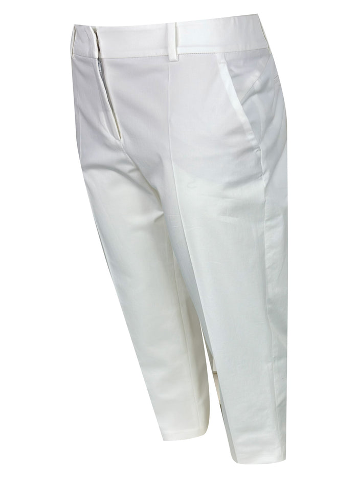 Eleventy Trousers White 98co 2ea