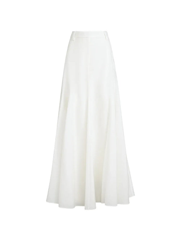 Brunello Cucinelli Cotton 75% skirt in white