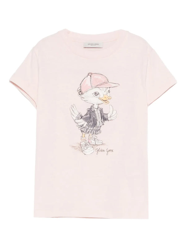 Golden Goose Cotton 100% t-shirt in pink