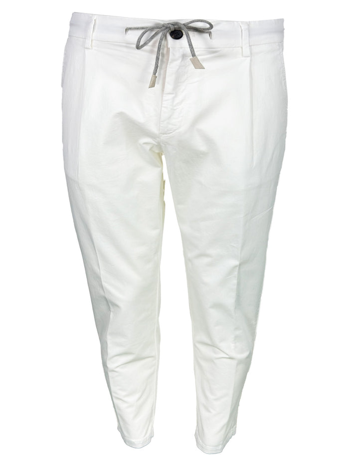 Eleventy Trousers White 98co 2 Ea
