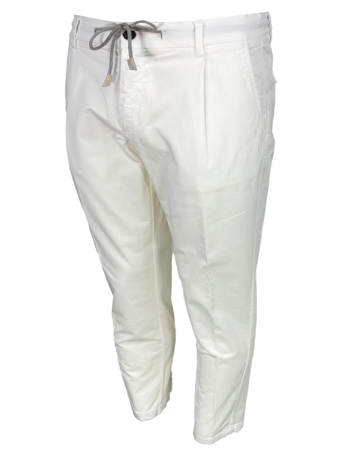 Eleventy Trousers White 98co 2 Ea