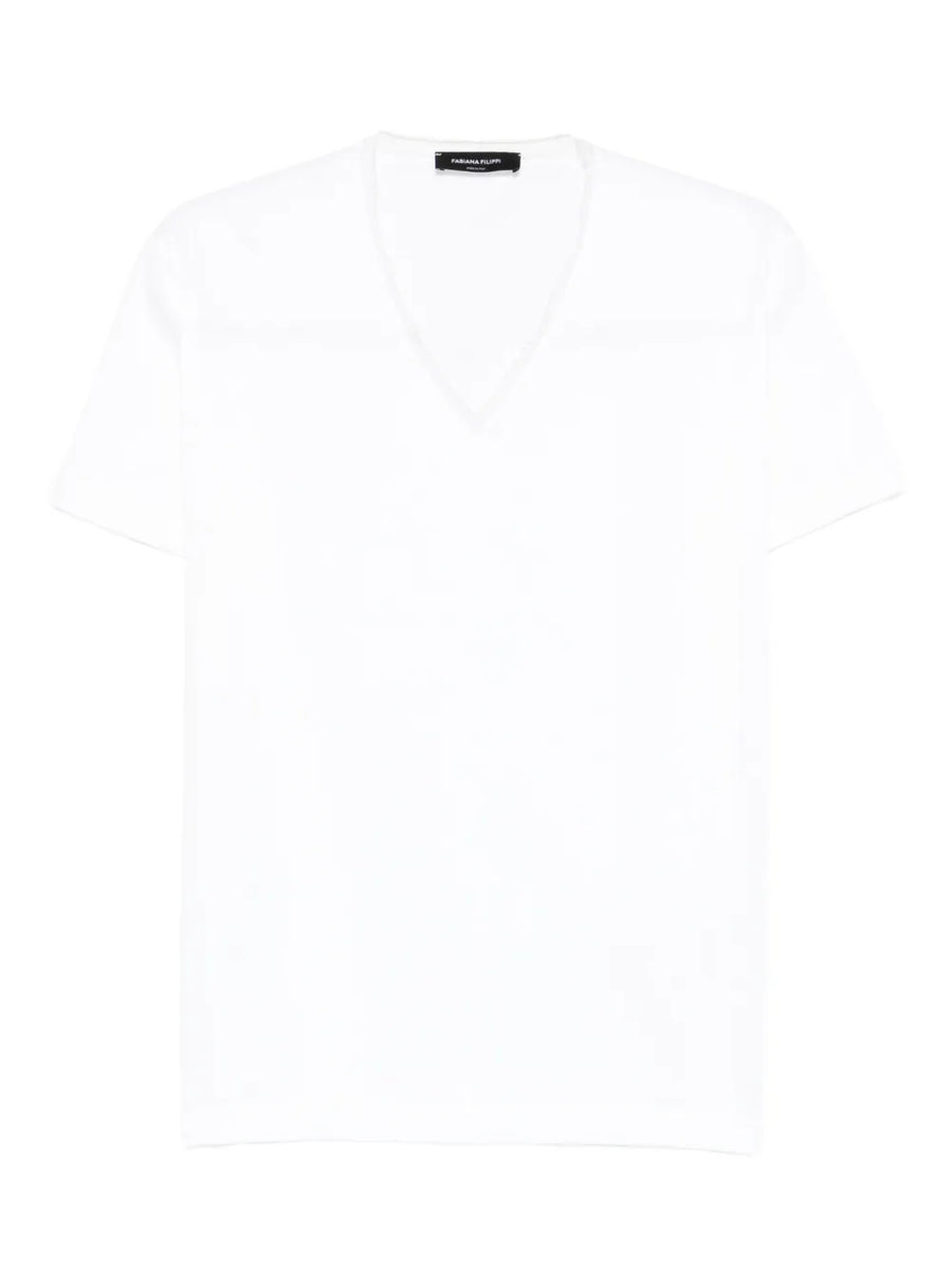 Fabiana Filippi Cotton 100% t-shirt in white
