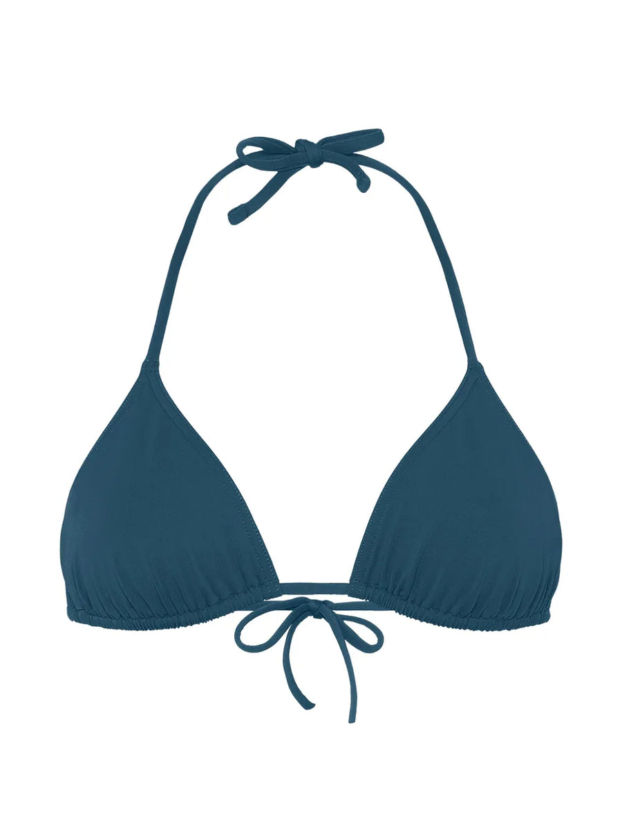 Eres Polyamide 84% bikini top in teal