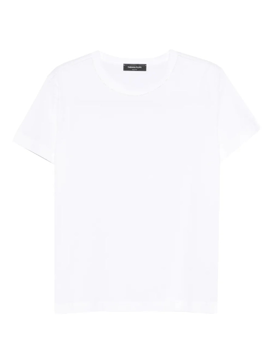 Fabiana Filippi Cotton 100% t-shirt in white