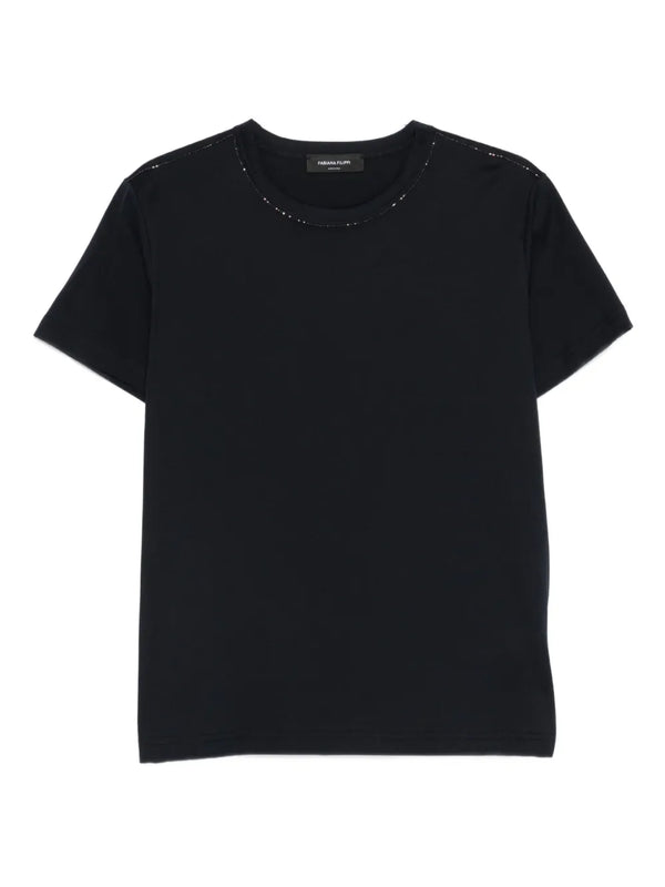 Fabiana Filippi Cotton 100% t-shirt in black