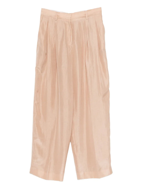 Fabiana Filippi Lyocell 100%; Lining: Acetate 85% trousers in peach