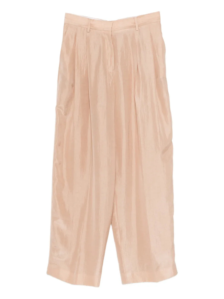Fabiana Filippi Lyocell 100%; Lining: Acetate 85% trousers in peach