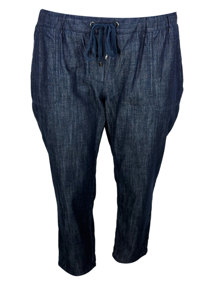 Lorena Antoniazzi Trousers Blue 79co 21pl