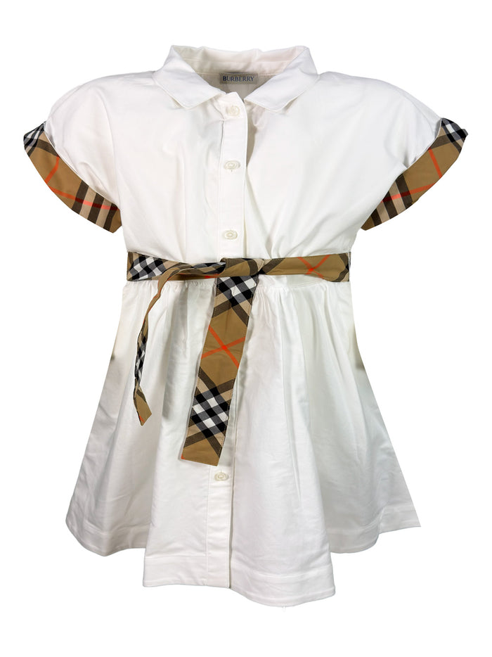 Burberry Dresses White 100co