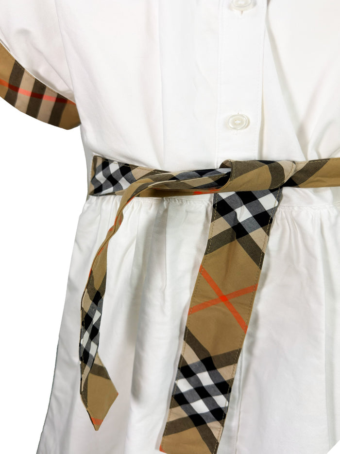 Burberry Dresses White 100co