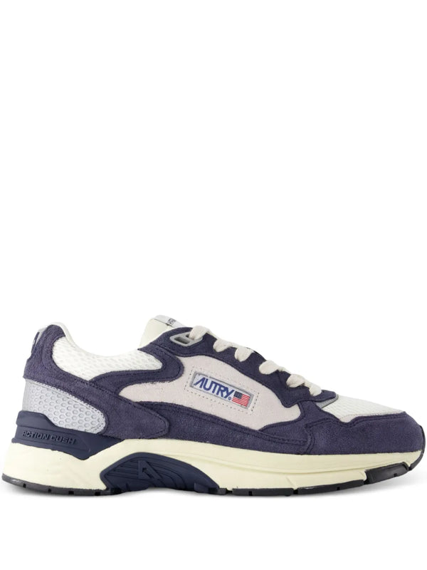 Autry Outer: Goat Skin 70% sneaker in navy