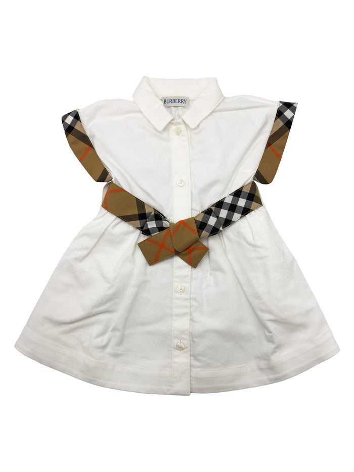 Burberry Dresses White 100co