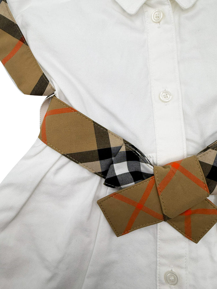 Burberry Dresses White 100co
