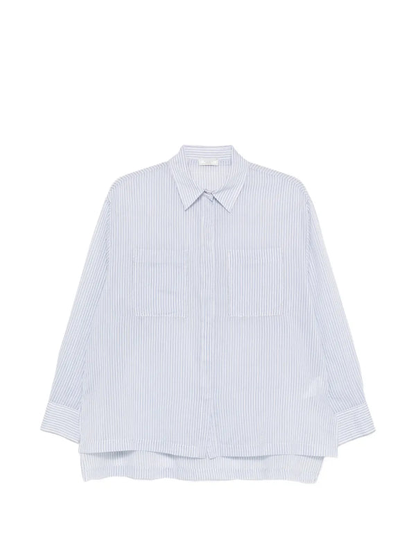 Peserico Cotton 74% shirt in light blue