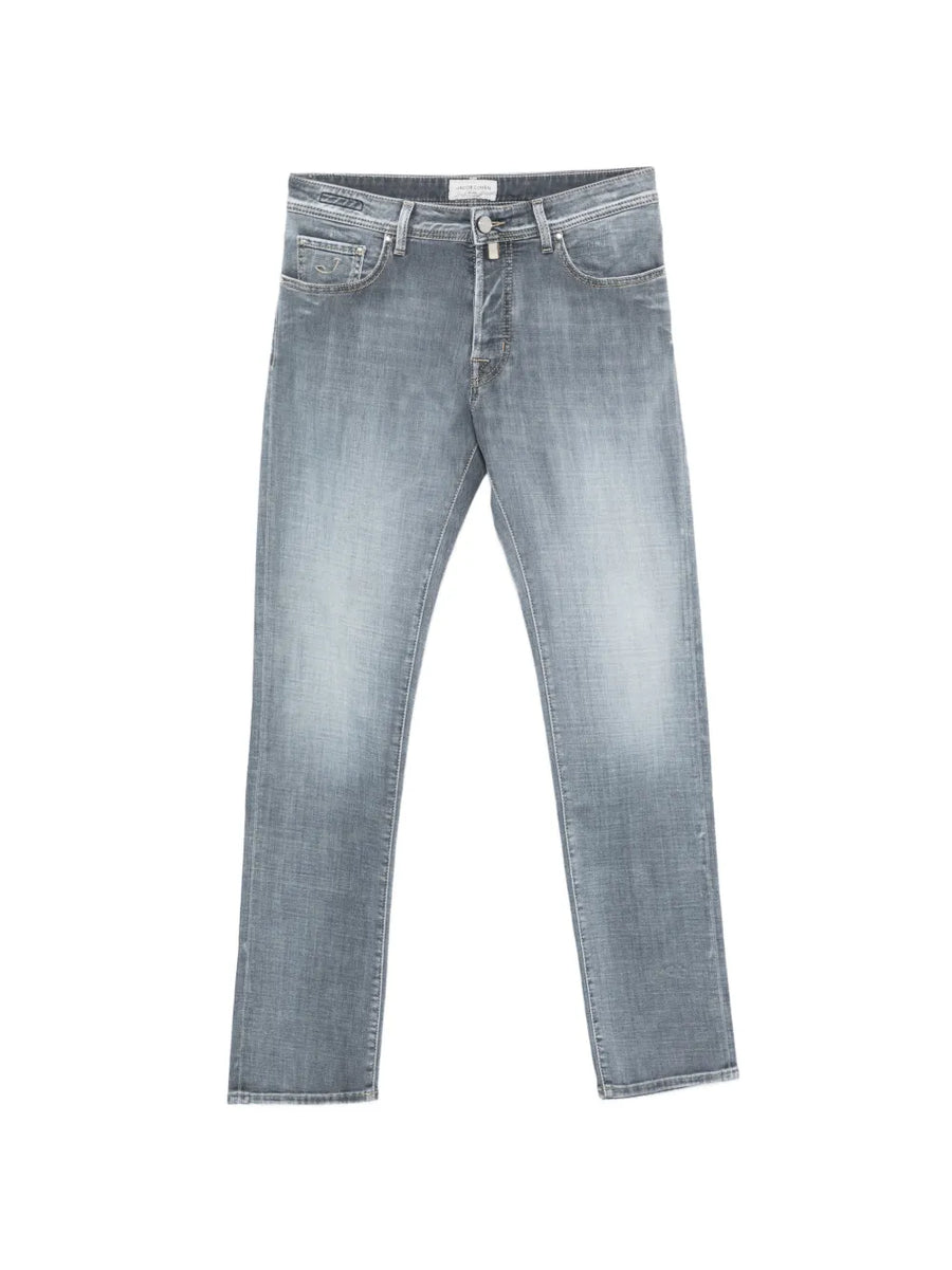 Jacob Cohen Cotton 92% jeans in grey