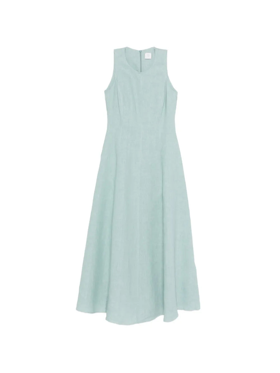 Eleventy Linen/Flax 100% dress in sage blue