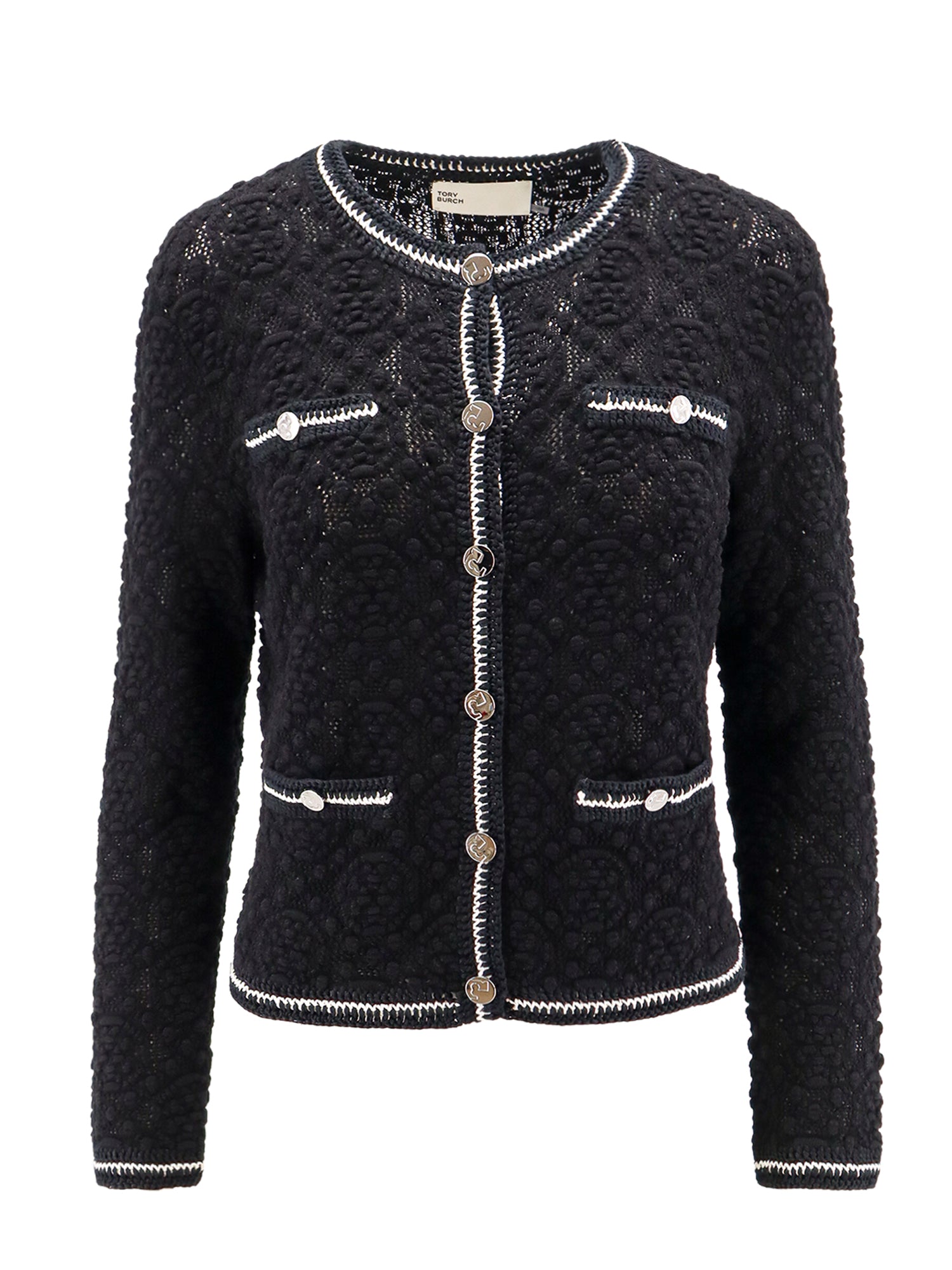 Tory Burch Sweaters Black Cotone