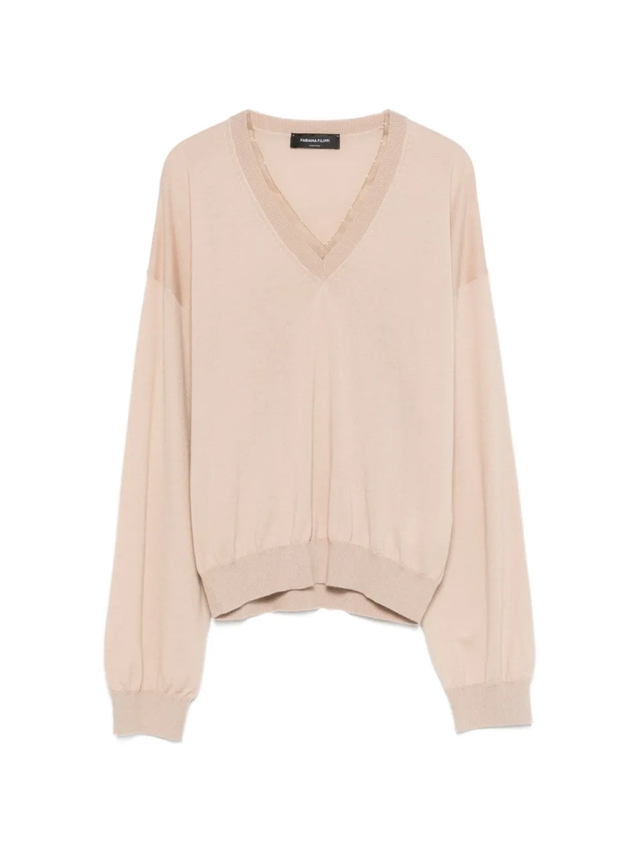 Fabiana Filippi Polyamide 100% sweater in beige