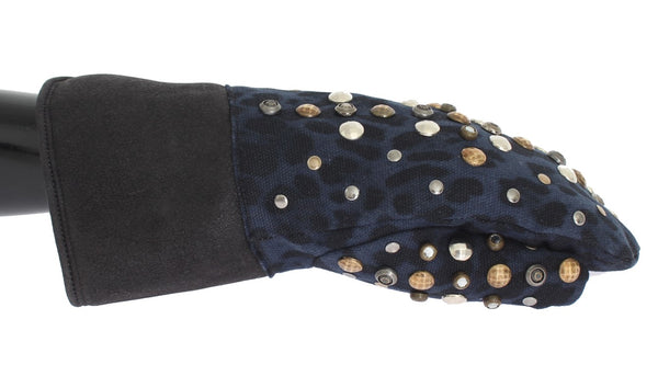 Dolce & Gabbana Wool Merino Shearling gloves in gray