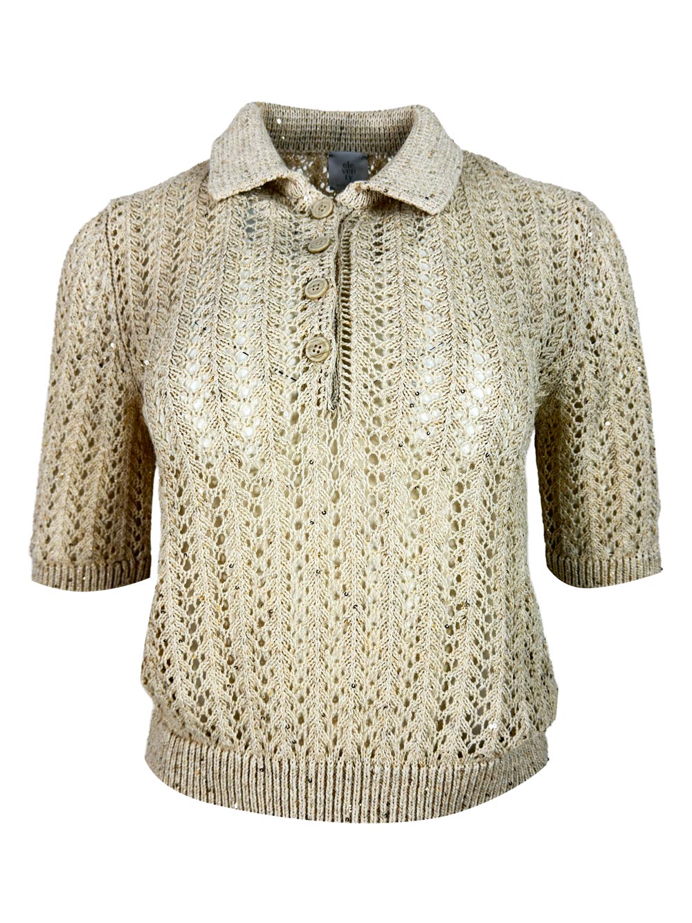 Eleventy Sweaters Ivory 52co 45li