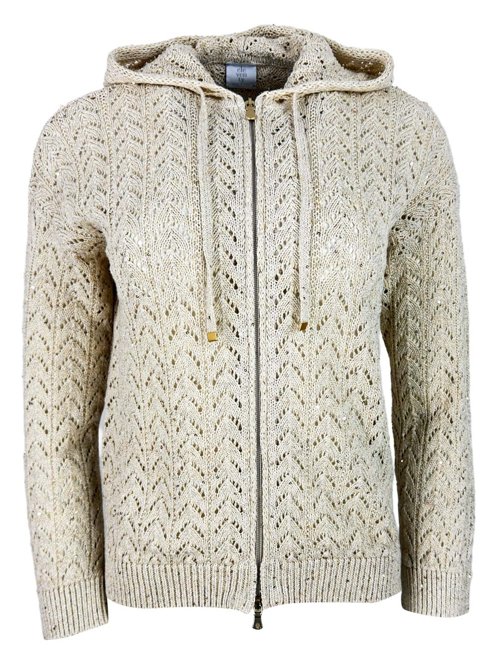 Eleventy Sweaters Ivory 52co 45li 3pa