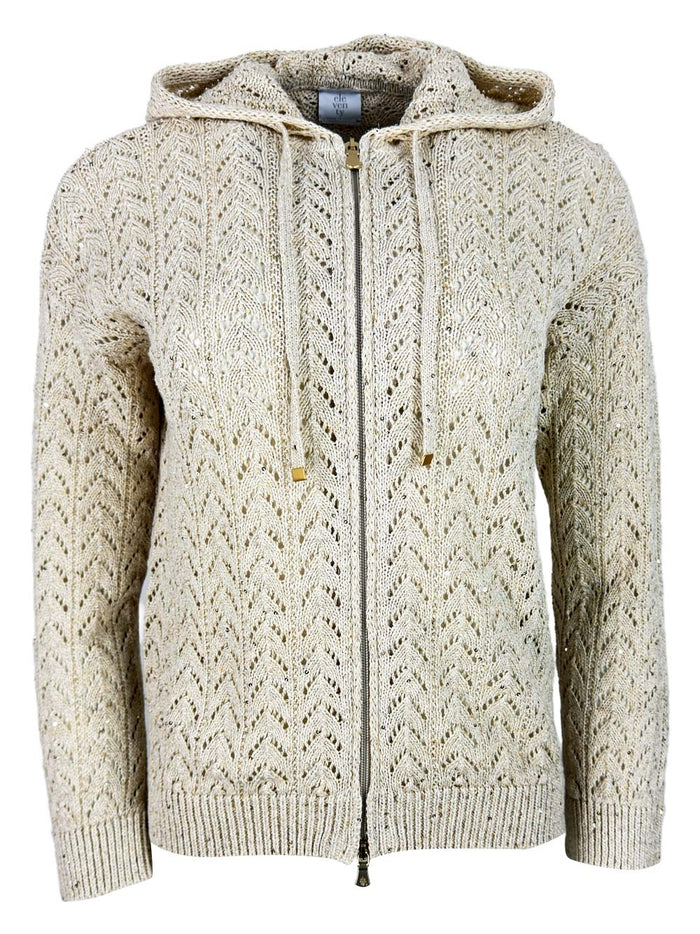Eleventy Sweaters Ivory 52co 45li 3pa