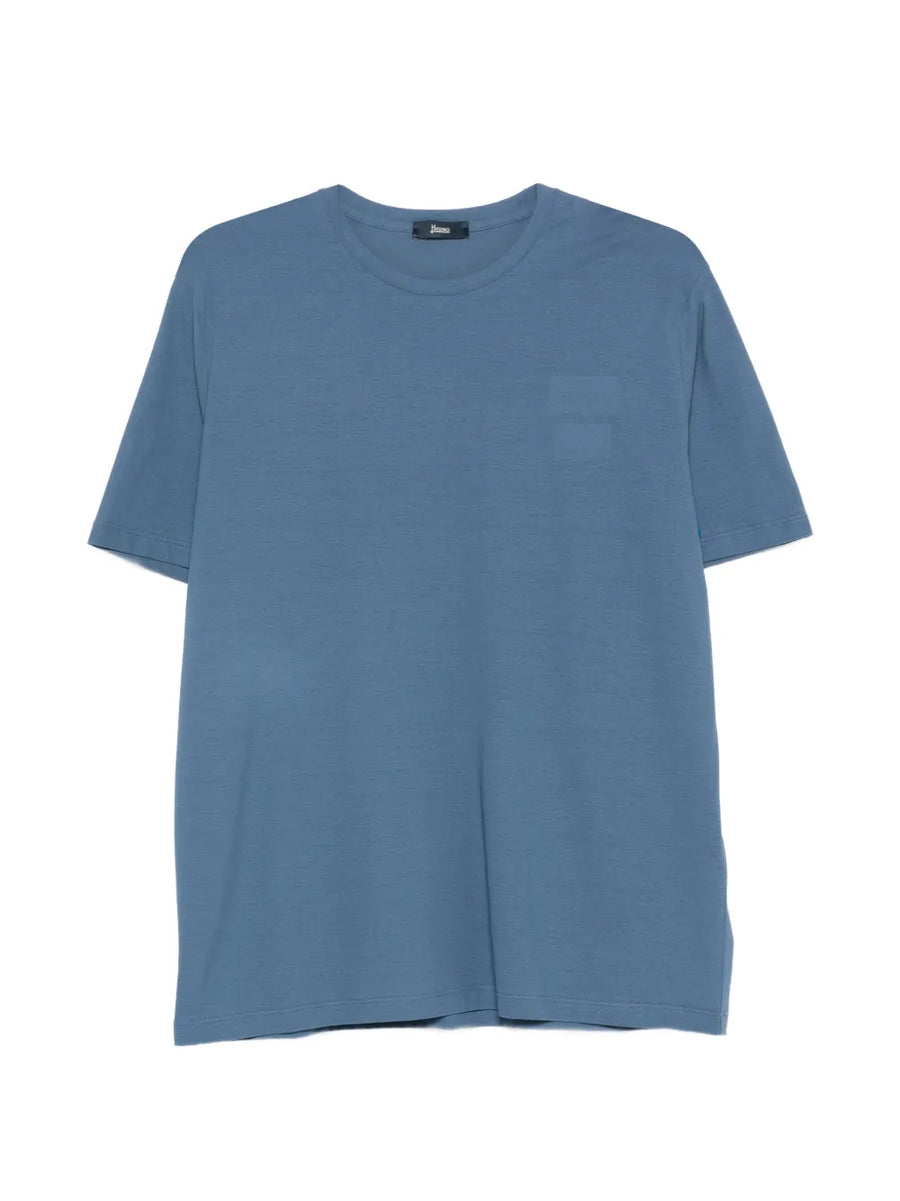 Herno Cotton 100% t-shirt in blue