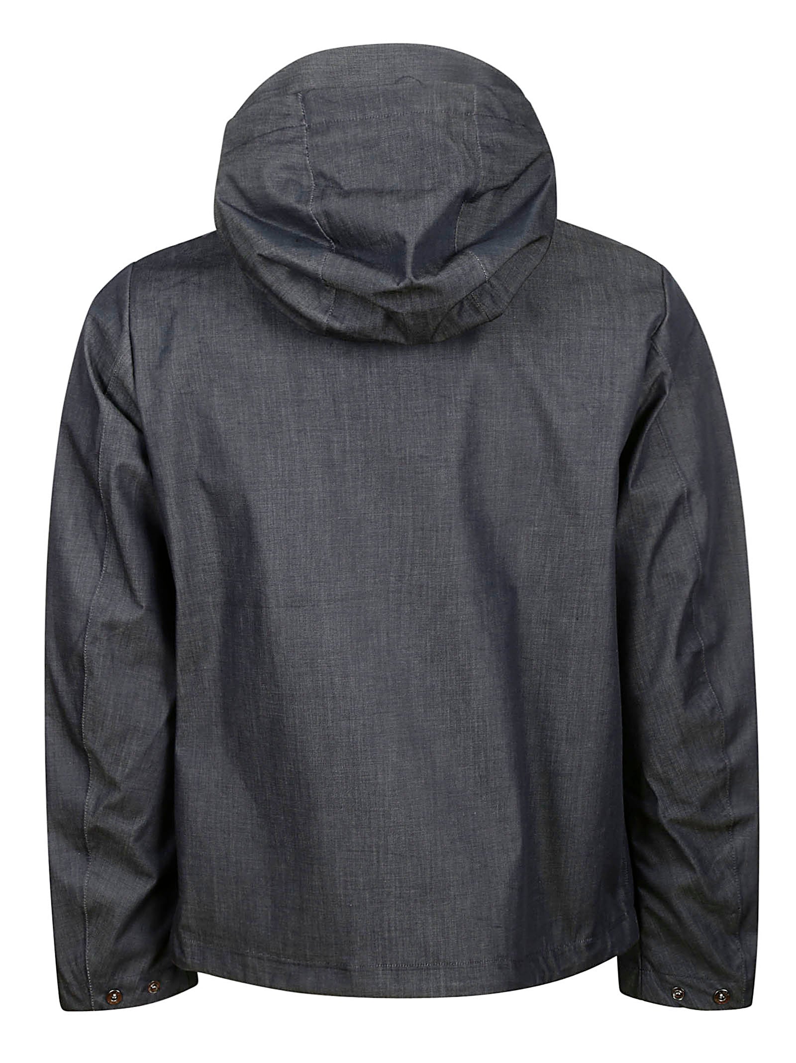 Jacquel Denim 3l Blue Cotton Jacket