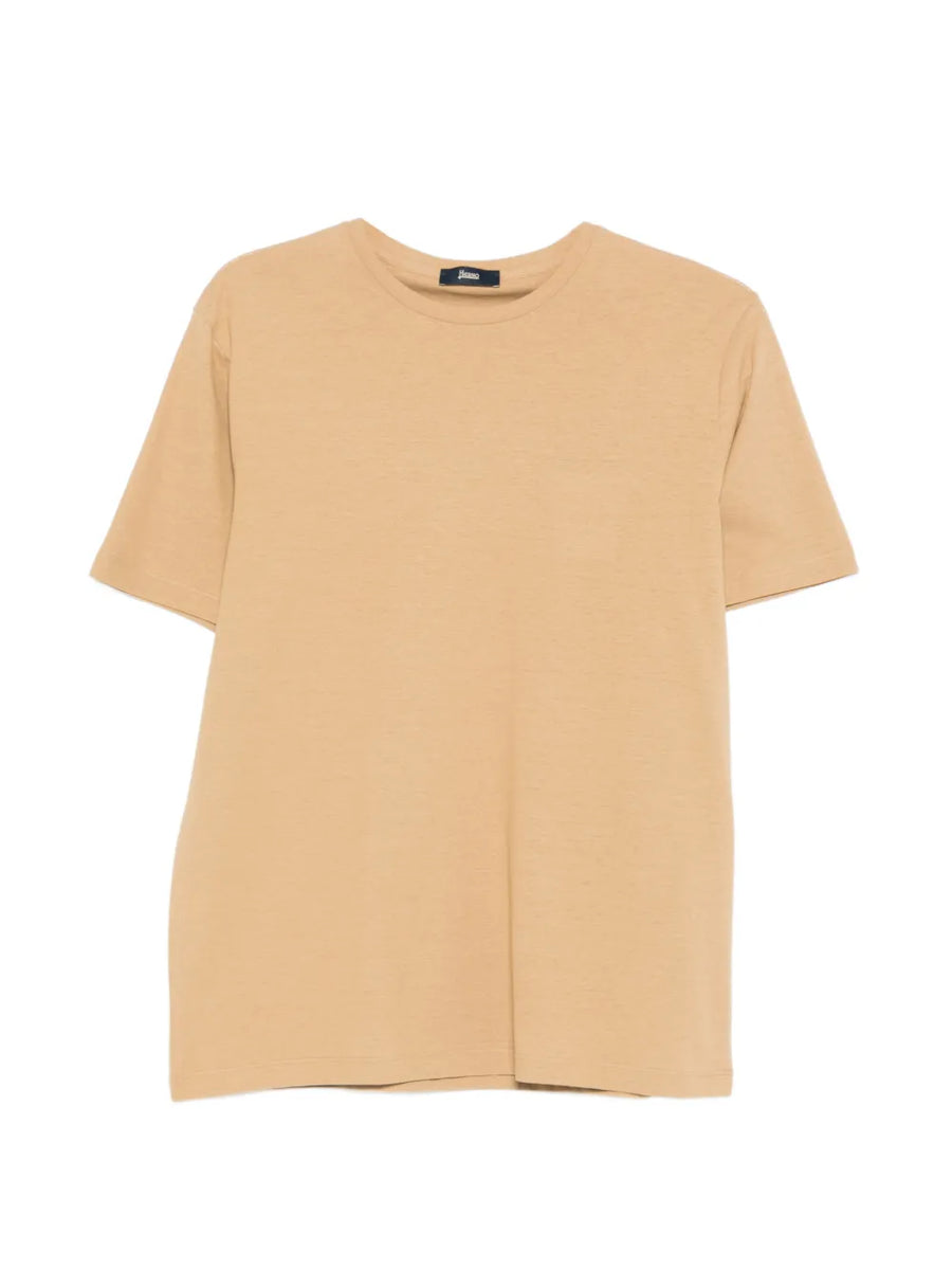 Herno Cotton 100% t-shirt in beige