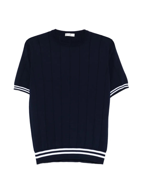 Panicale Cotton 100% t-shirt in navy