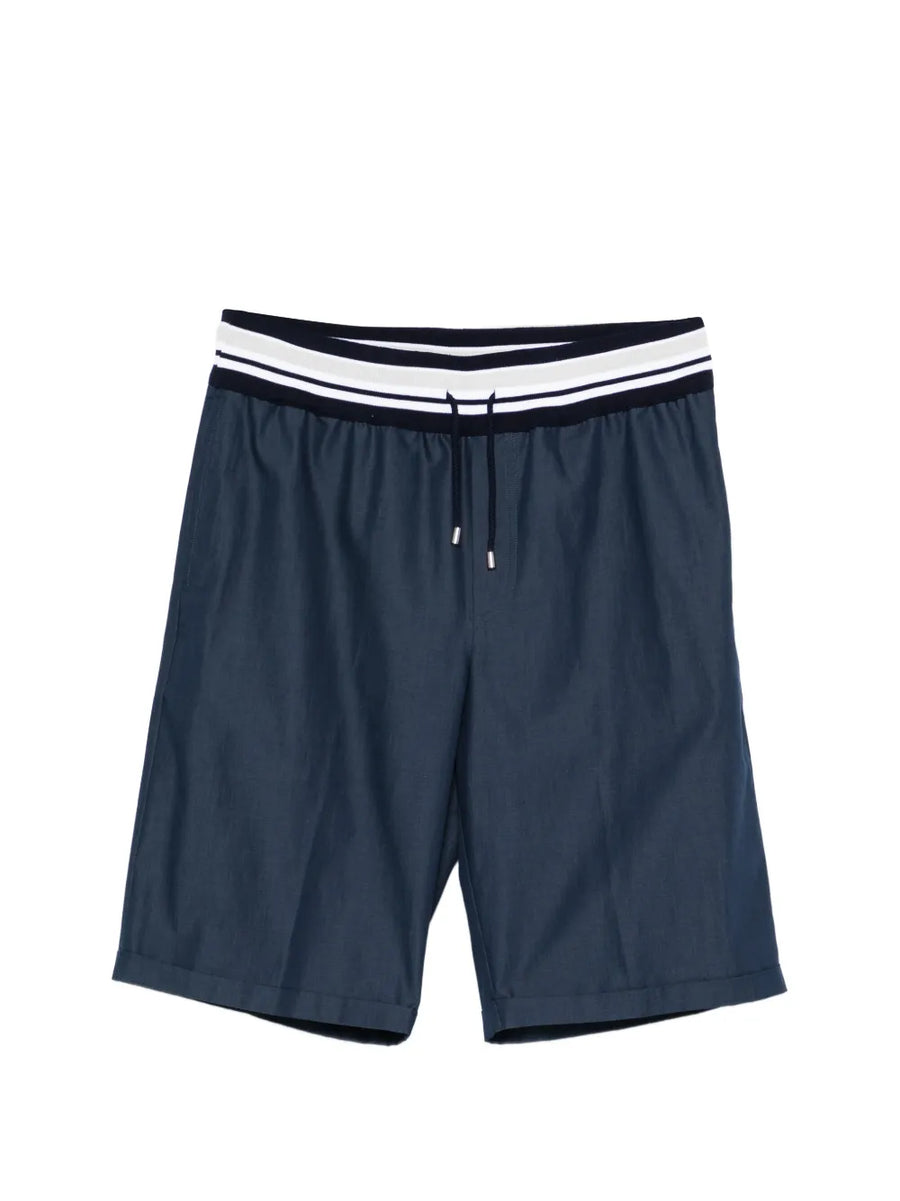 Panicale Cotton 100% shorts in navy
