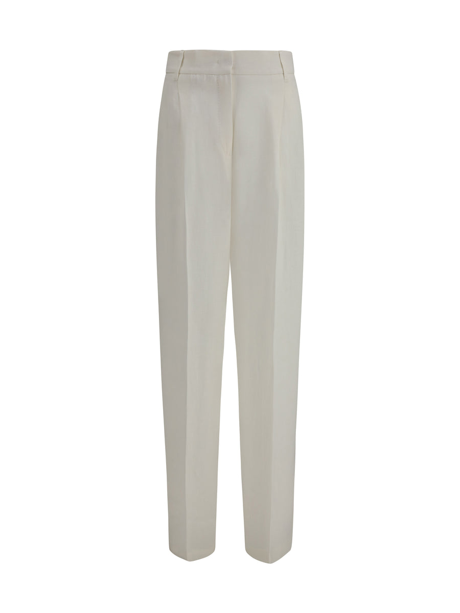 Trousers Mstsumero Natural Linen