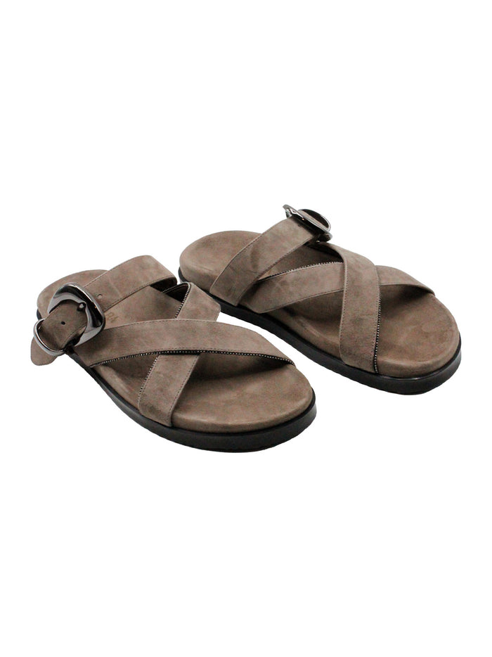 Barba Napoli Sandals Taupe 100le