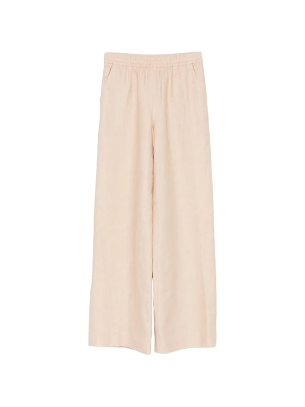 Eleventy Outer: Linen/Flax 73% trousers in beige
