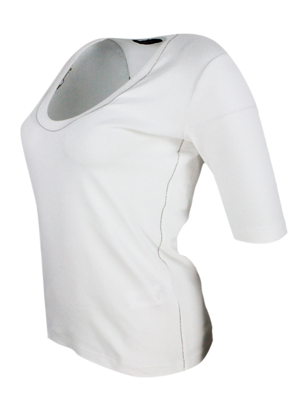 Fabiana Filippi T-shirts and Polos White 94co 6ea