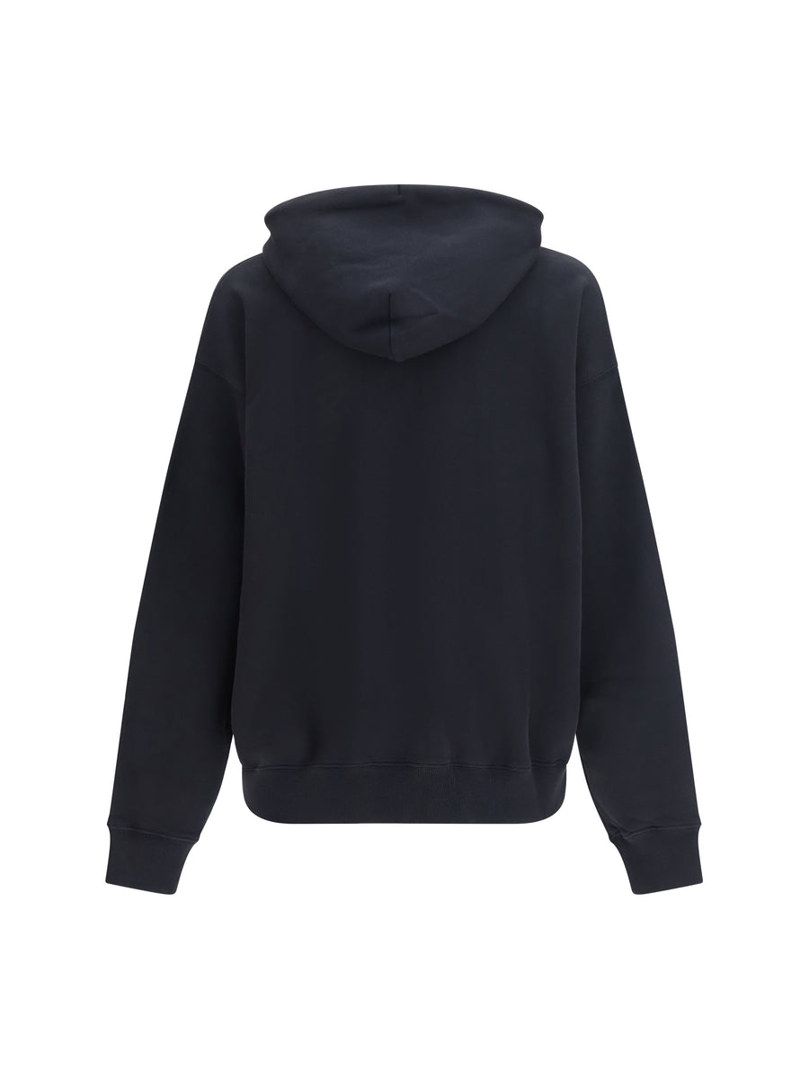 Hoodie Statement Skate Black Cotton Sweatshirts