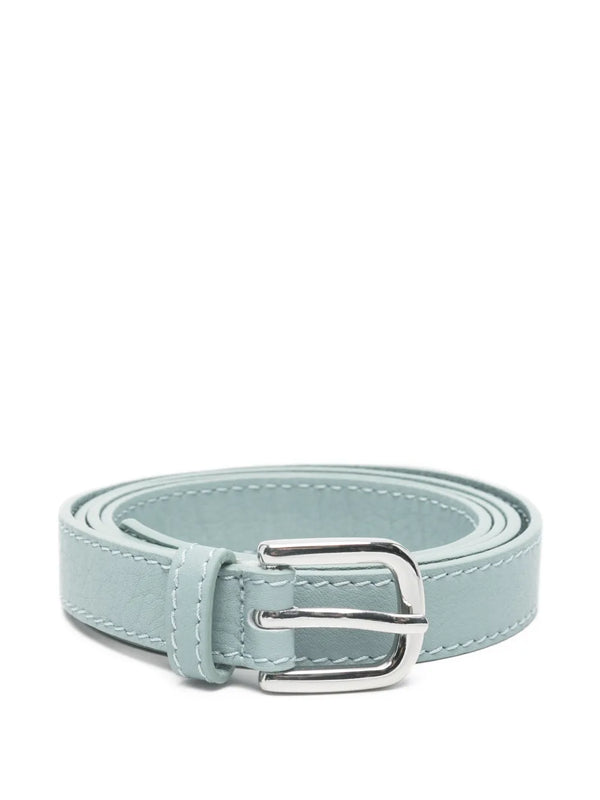 Eleventy Calf Leather 100% belt in blue