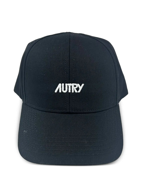 Autry 100% Cotton baseball cap in black