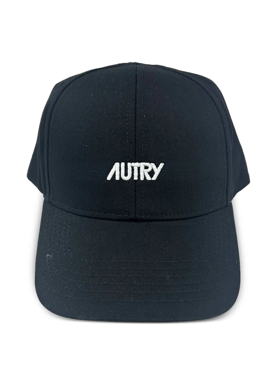 Autry 100% Cotton baseball cap in black