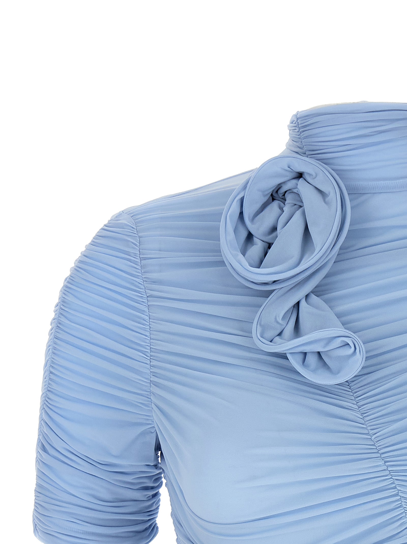 06 top Light Blue Cupro Tops