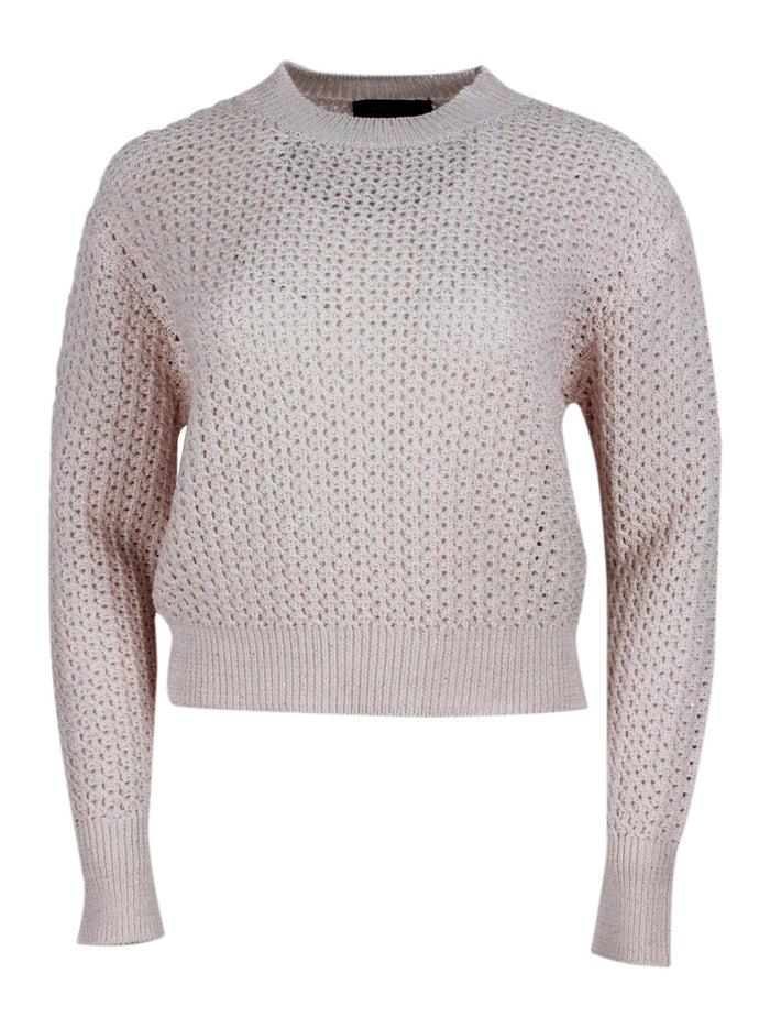 Fabiana Filippi Sweaters Pink 68co 24li 7ny 1pl