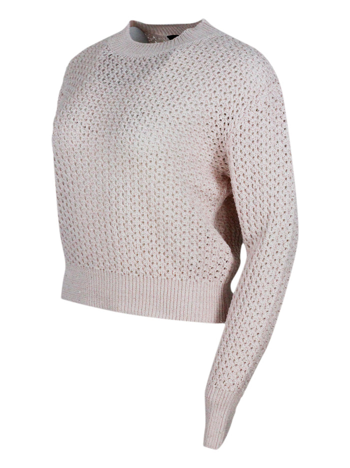 Fabiana Filippi Sweaters Pink 68co 24li 7ny 1pl