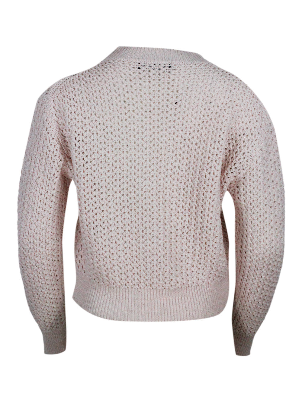 Fabiana Filippi Sweaters Pink 68co 24li 7ny 1pl