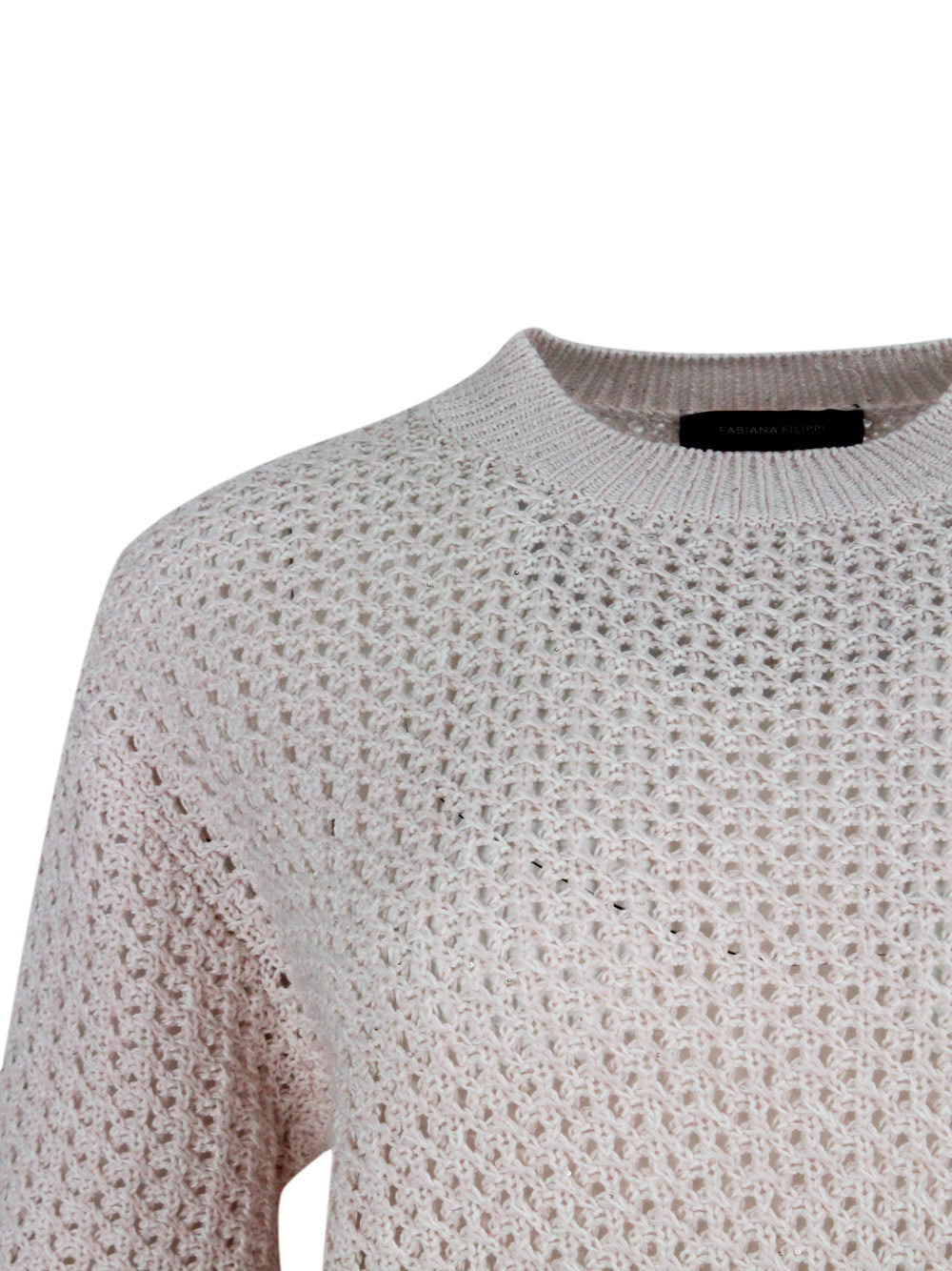Fabiana Filippi Sweaters Pink 68co 24li 7ny 1pl